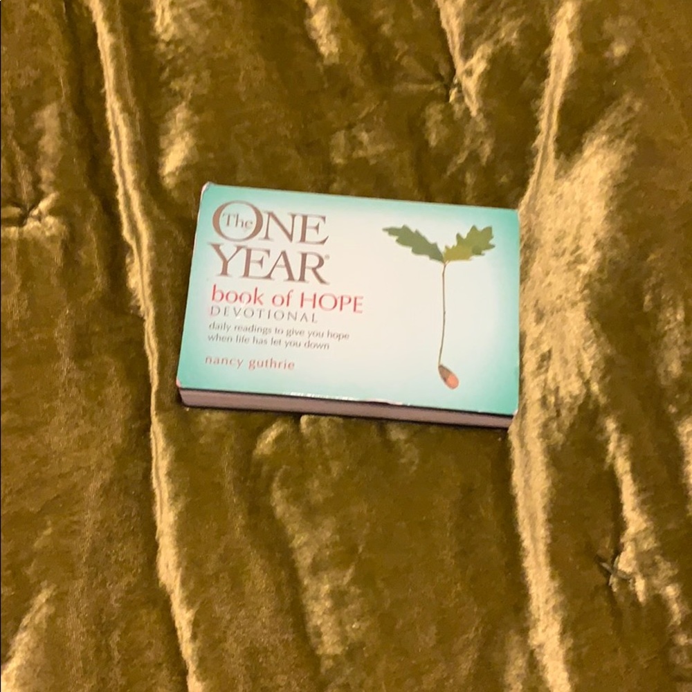 Pocket sized book of hope.